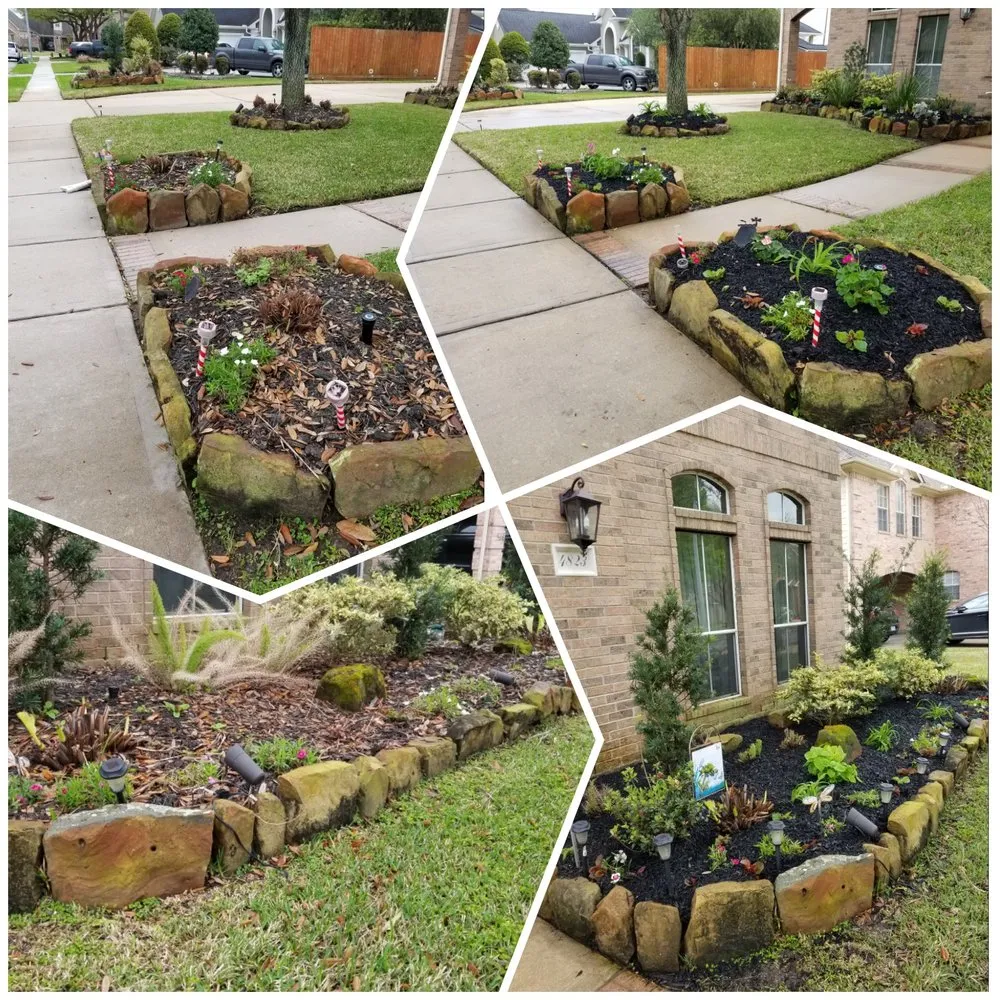 Custom residential landscaping for residential properties across Pasadena, TX - Daniel's Lawn Service & Pressure Washing