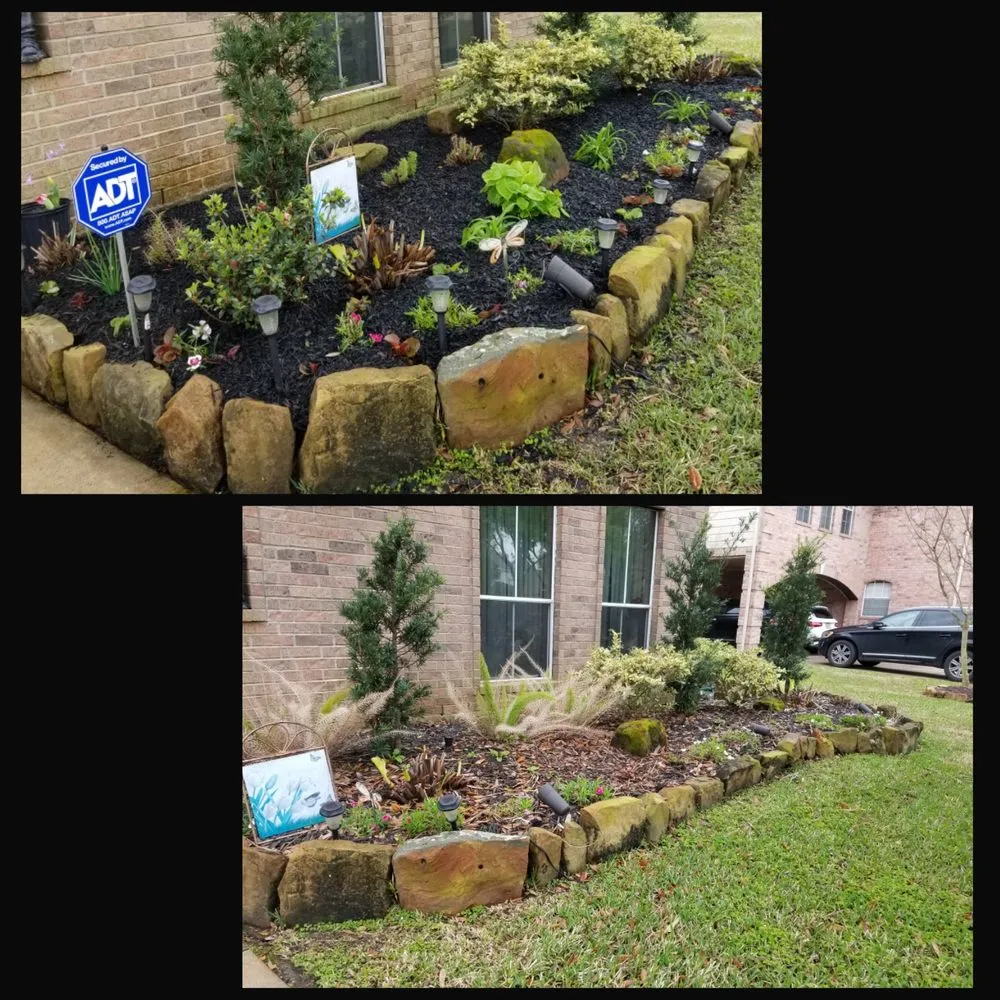 Local landscape design in Pasadena, TX by Daniel's Lawn Service & Pressure Washing