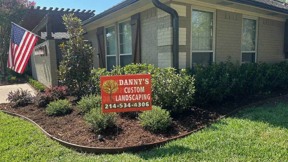 Affordable landscaping services with custom design in Dallas, TX by Danny's Custom Landscaping & Woodchuck Firewood