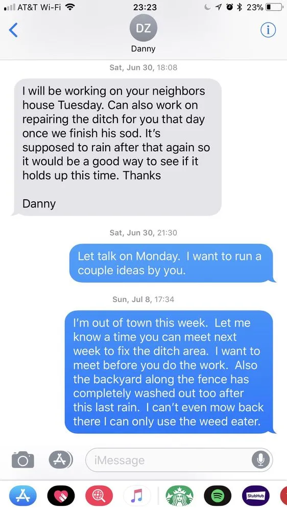 Local yard cleanup service experts serving Houston, TX - Danny's Landscaping