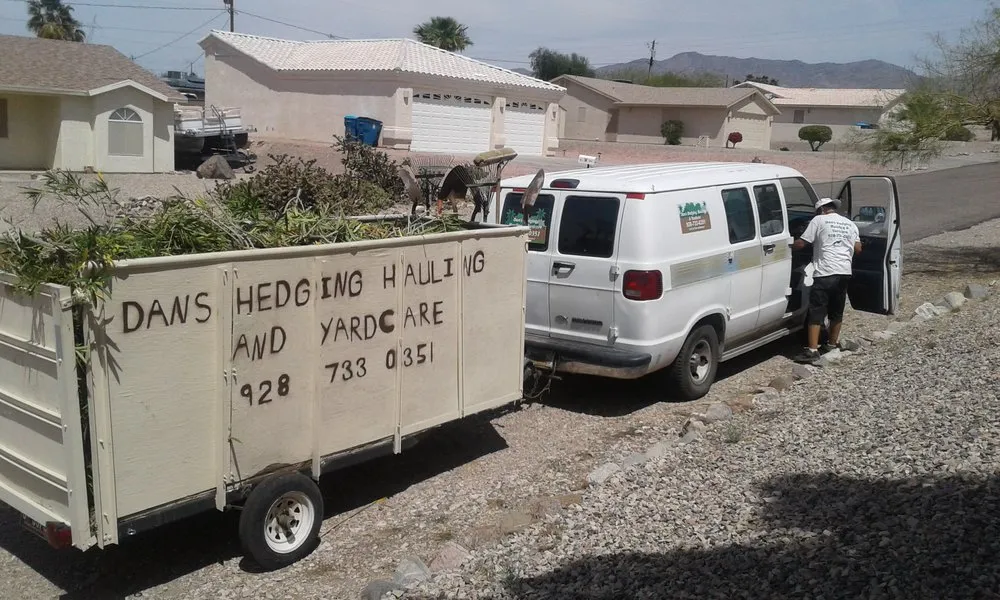 Expert landscaping services for beautiful yards across Lake Havasu City, AZ - Dan's Hedging, Hauling & Yardcare