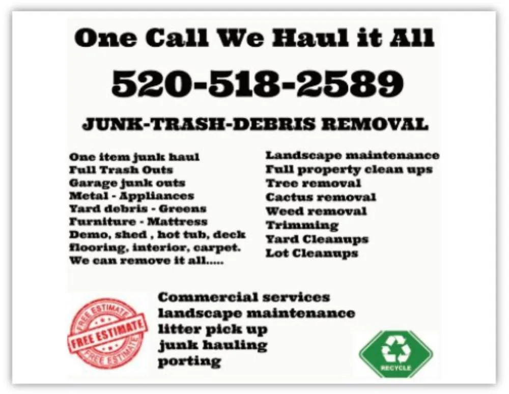 Trusted landscaping services in Phoenix, AZ by Dan's Junk Hauling Services