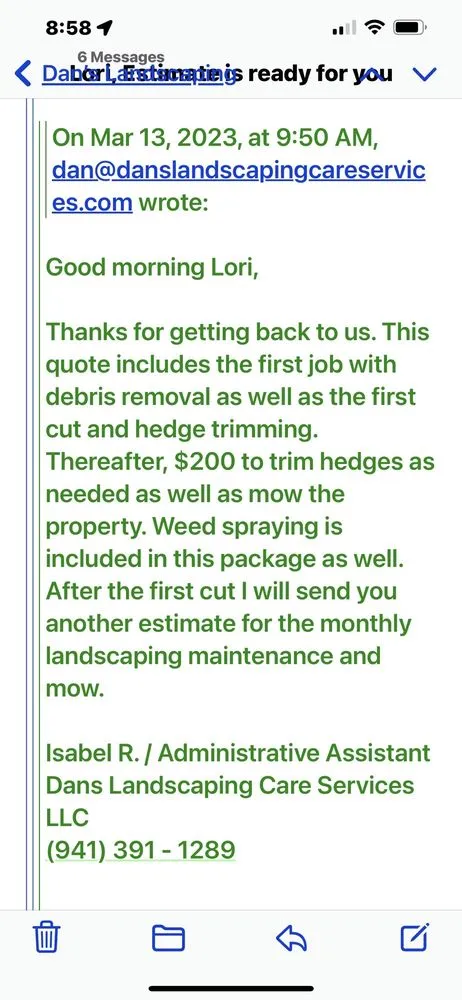 Trusted landscape design in Punta Gorda, FL by Dan's Landscaping Care Services