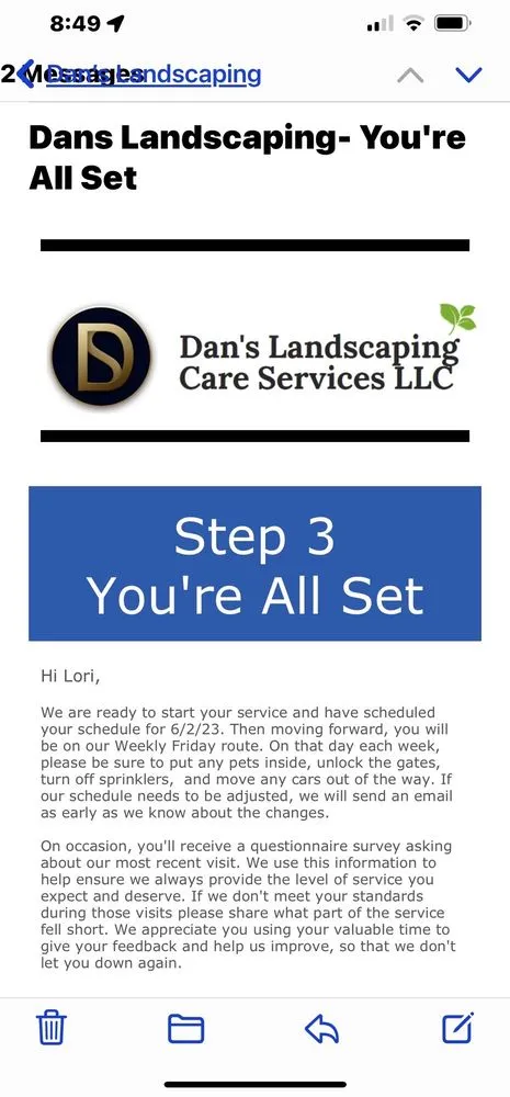 Local landscape design with custom design in Punta Gorda, FL by Dan's Landscaping Care Services