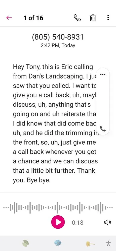 Professional residential landscaping in San Luis Obispo, CA - Dan's Landscaping Company