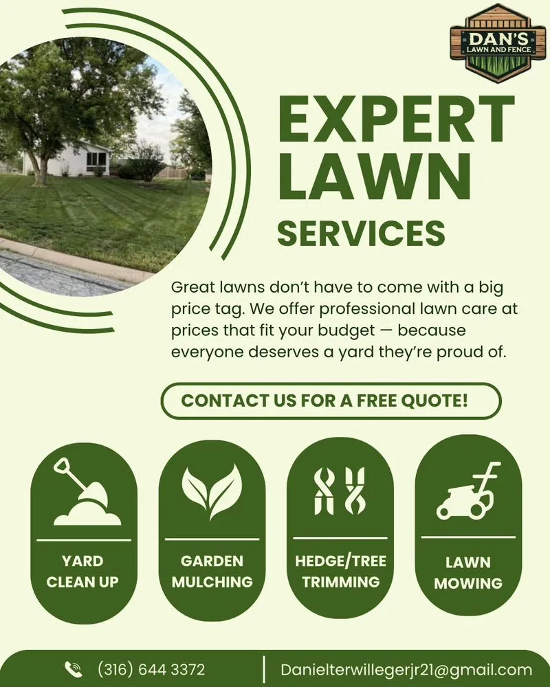 Top-rated residential landscaping in Wichita, KS by Dan’s Lawn And Fence