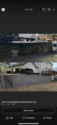 Dans Lawn Care and Maintenance Logo