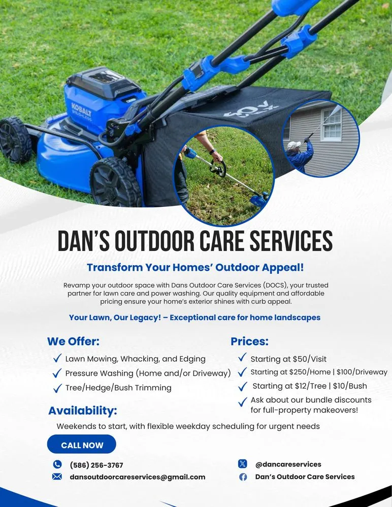 Top-rated garden landscaping experts serving Kimball, MI - Dan's Outdoor Care Services