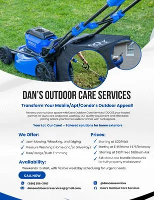 Dan's Outdoor Care Services Logo