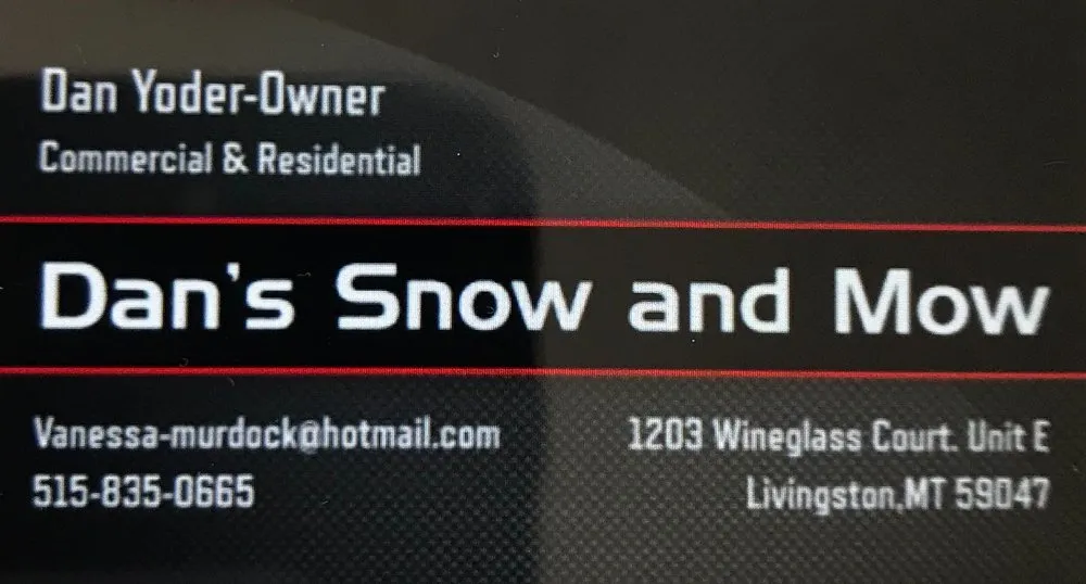 Reliable yard cleanup service experts serving Livingston, MT - Dan’s Snow and Mow