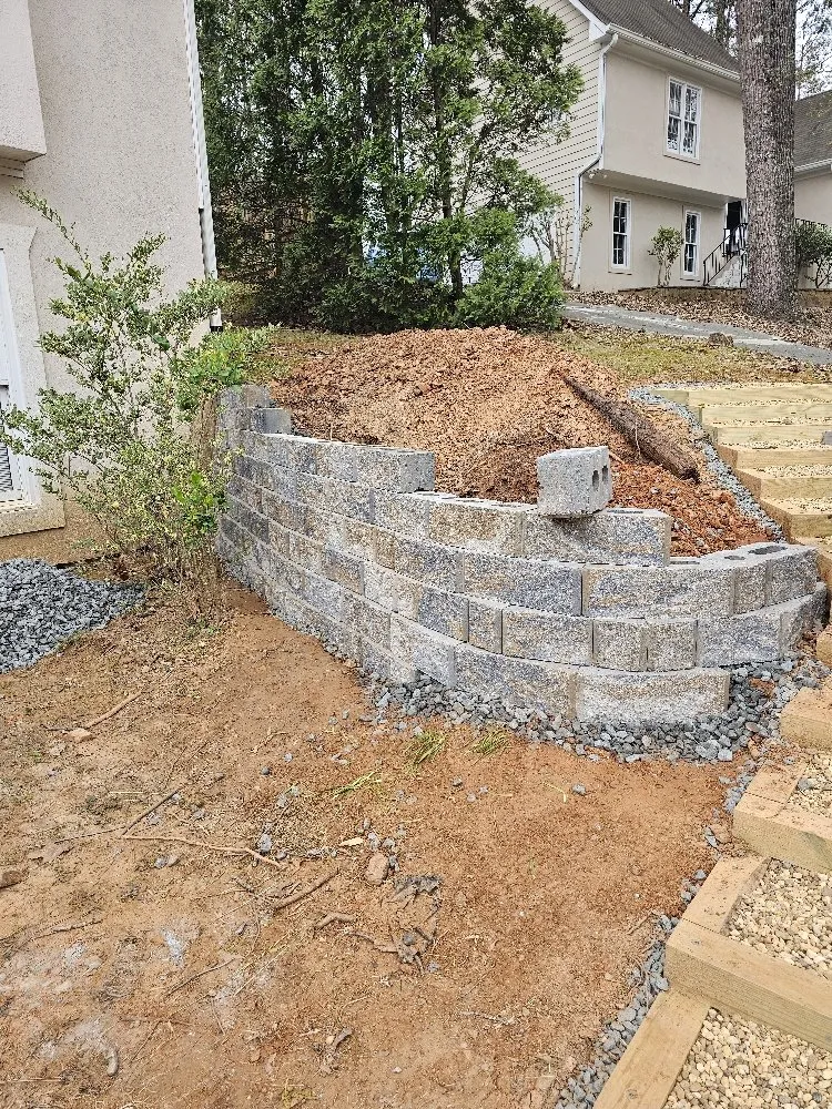 Custom landscape design in Woodstock, GA - Dans Tree and Landscaping