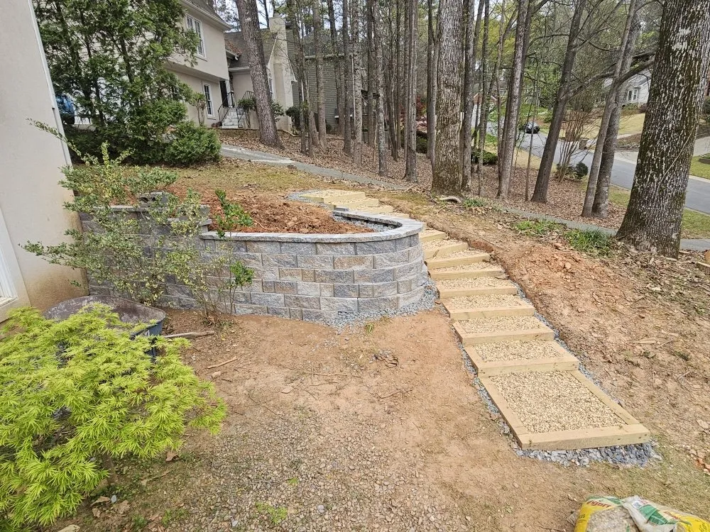 Reliable lawn care service for residential properties in Woodstock, GA by Dans Tree and Landscaping