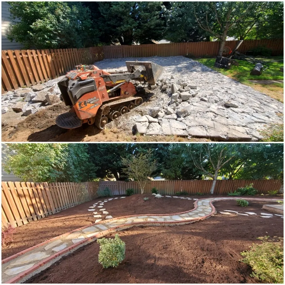 Professional lawn mowing service with custom design across Vancouver, WA - Danshap Landscaping