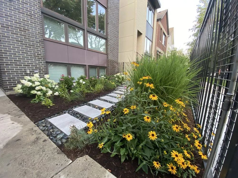 Affordable garden landscaping for homes in Chicago, IL by Dante's Native Landscape Services