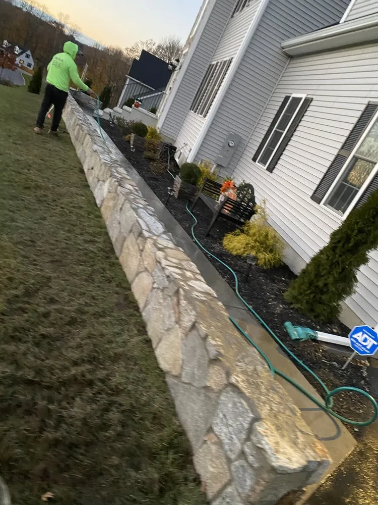 Local landscaping services for beautiful yards across Milford, MA - Dardah Masonry and Landscaping