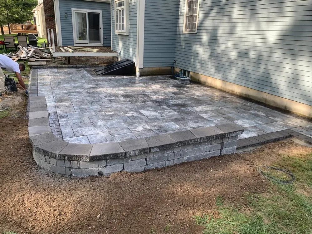 Affordable outdoor landscaping in Milford, MA by Dardah Masonry and Landscaping