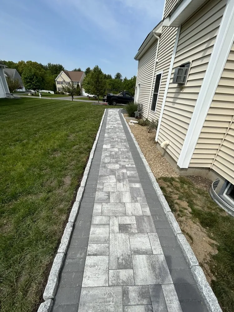 Custom residential landscaping in Milford, MA - Dardah Masonry and Landscaping