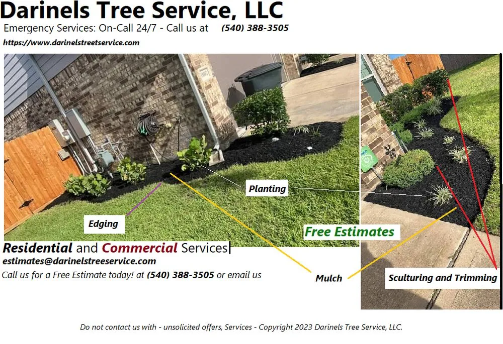 Local landscape design for year-round maintenance in Culpeper, VA by Darinels Tree Service