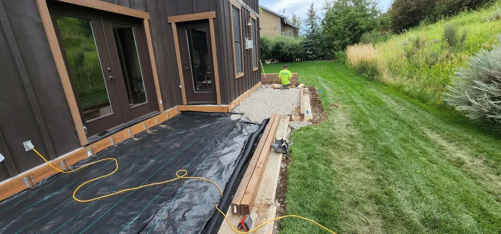 Professional outdoor landscaping for year-round maintenance across Thayne, WY - Dark Timber Services