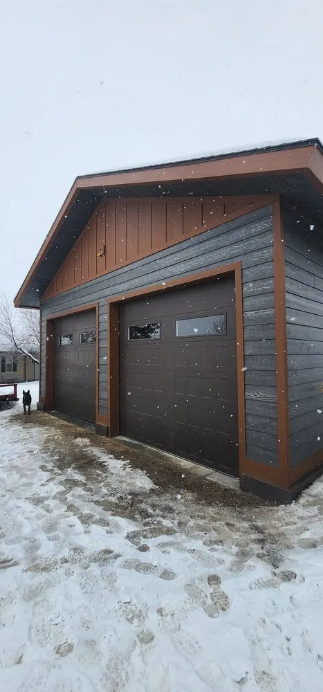 Custom landscape installation in Thayne, WY by Dark Timber Services