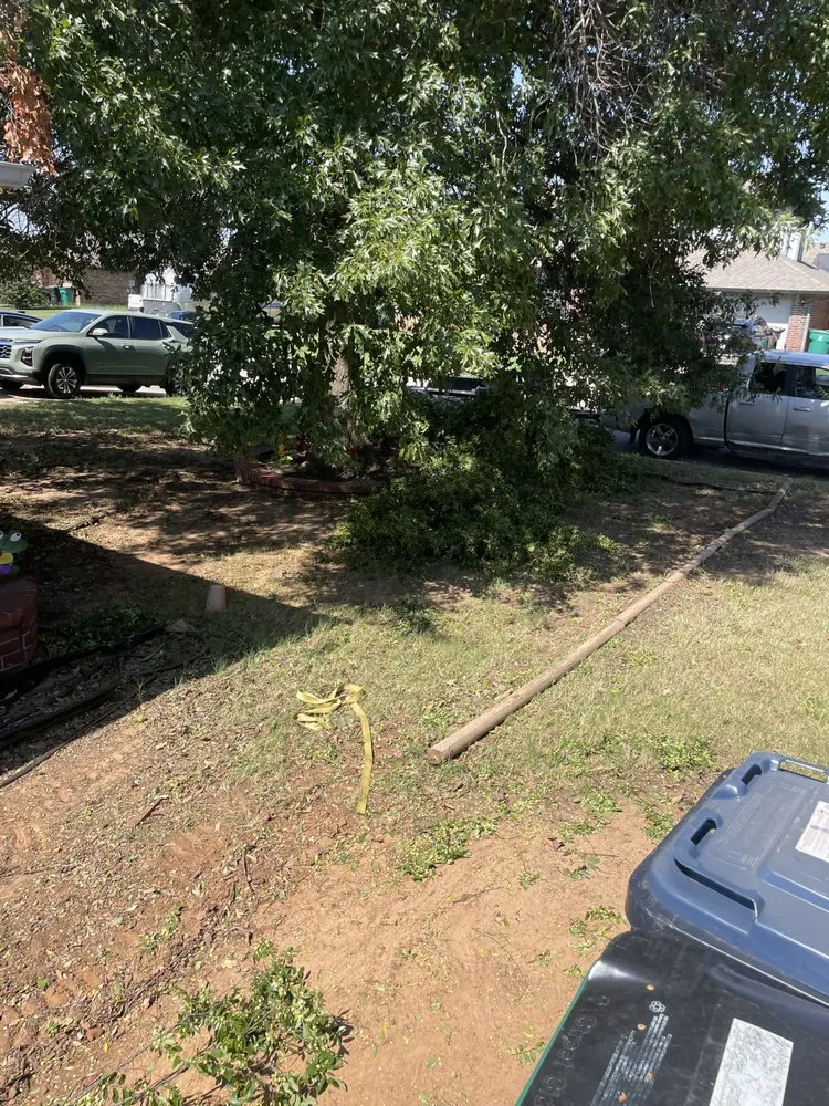 Professional lawn mowing service for outdoor upgrades in Oklahoma City, OK by Darlings Outdoor Maintenance