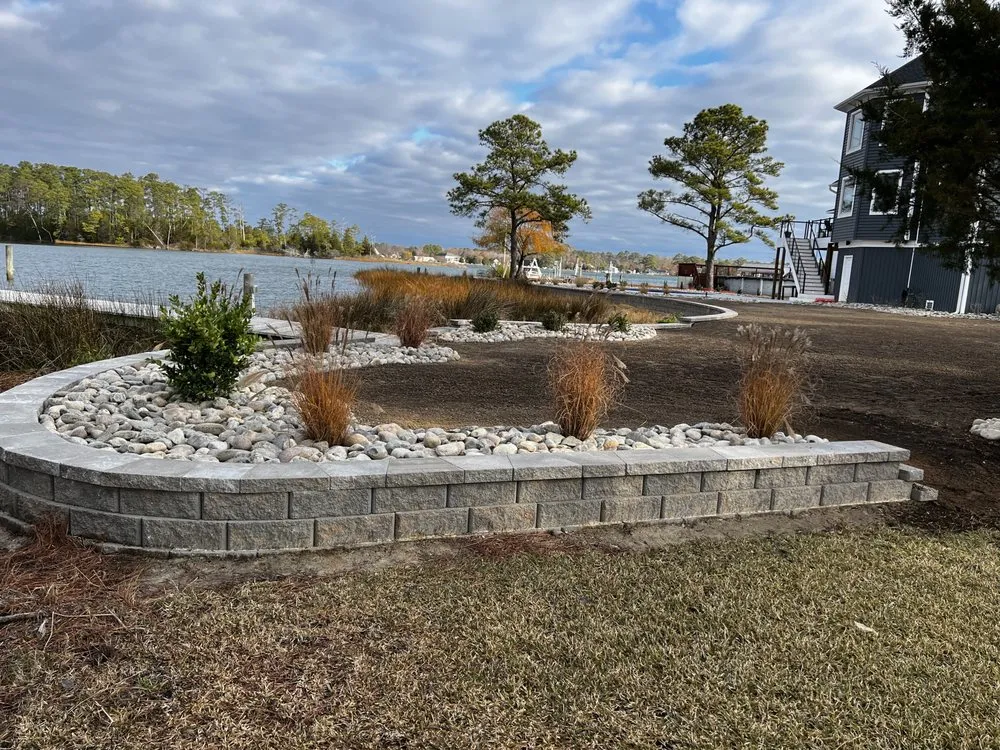 Custom yard maintenance in Hampton, VA by Darnell Landscaping