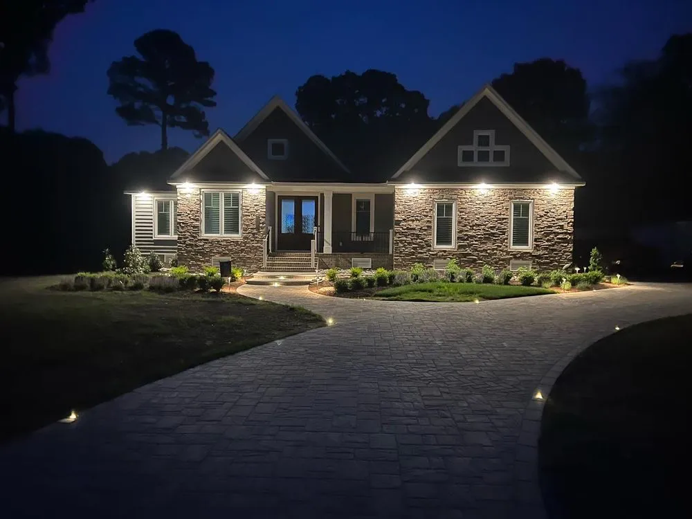 Professional yard cleanup service with custom design across Hampton, VA - Darnell Landscaping