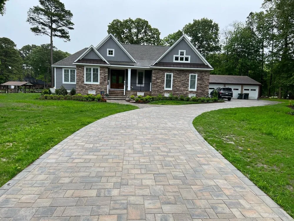 Professional landscape design with custom design across Hampton, VA - Darnell Landscaping