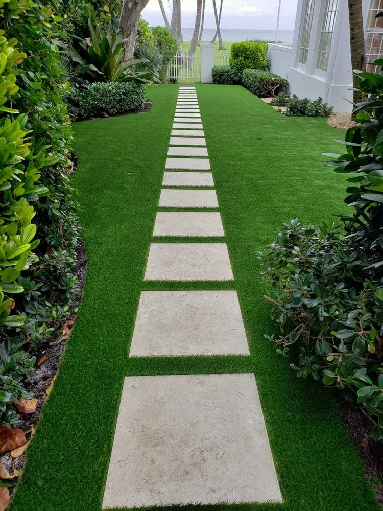Expert landscape installation for beautiful yards in Miami, FL by Darnells Lawn Maintenance