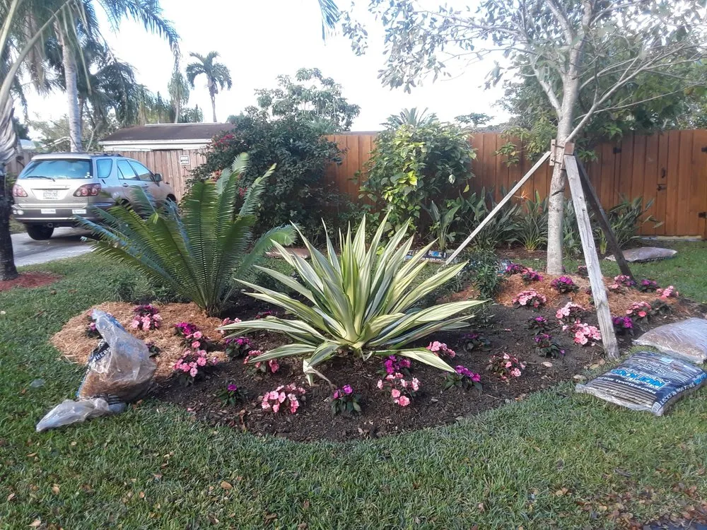 Reliable landscape design for year-round maintenance in Miami, FL by Darnells Lawn Maintenance