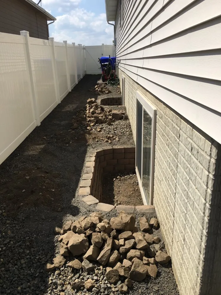 Custom landscape installation in Stevensville, MT - Darren’s Remodeling & Construction