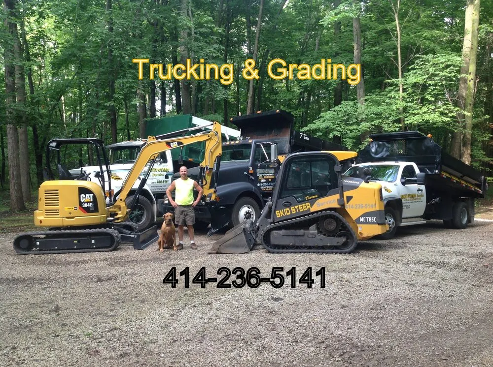 Local landscape installation in Mercer, WI - Darren's Skid Steer Service