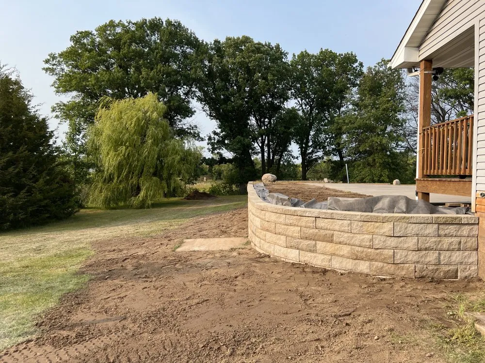Custom yard maintenance with custom design across Big Lake, MN - Darryl Waletzko