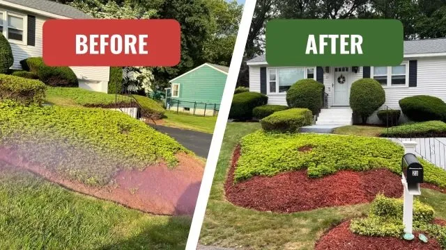Custom lawn care service for residential properties across Leominster, MA - Darts Organic