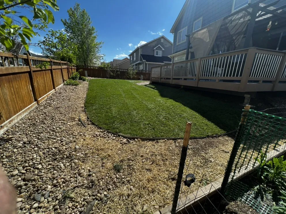 Custom lawn mowing service with custom design across Brighton, CO - Dasilva and Sons Property Services