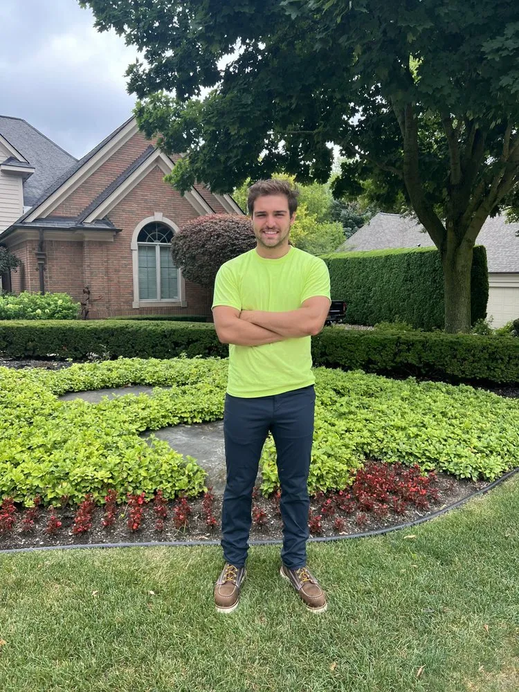 Expert lawn mowing service with custom design in Northville, MI by Daskal Landscaping