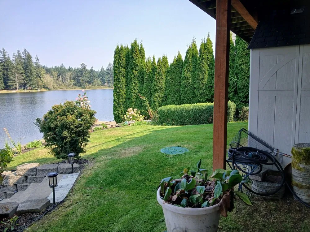Professional garden landscaping with custom design in Everett, WA by Dau and King Landscaping and Pruning Services