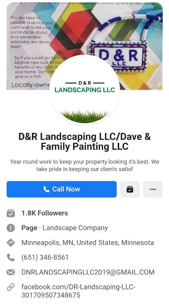 Local garden landscaping in Minneapolis, MN - Dave & Family Painting
