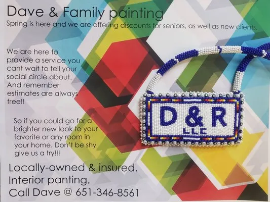 Dave & Family Painting Logo