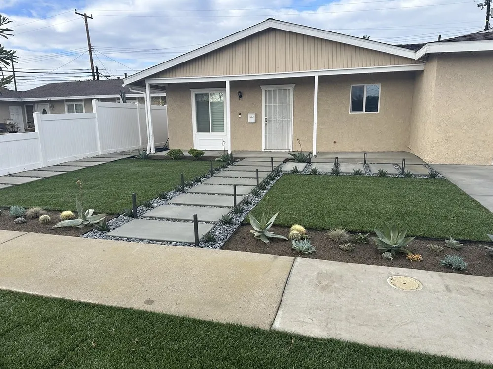 Custom landscaping services in Huntington Beach, CA by Dave and Sons Landscaping and Bobcat Services