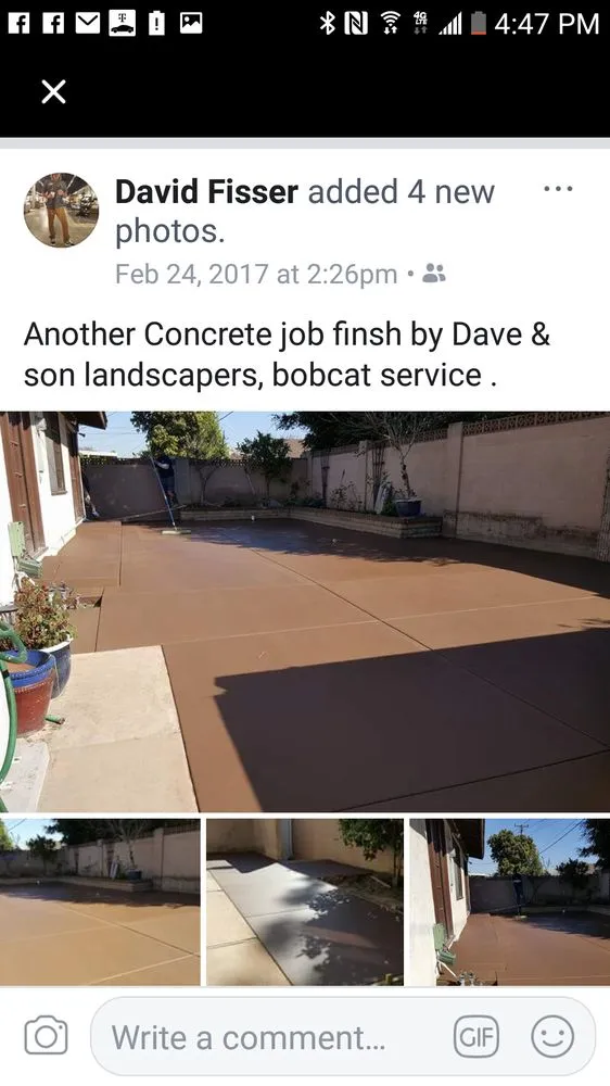 Top-rated landscape design with custom design across Huntington Beach, CA - Dave and Sons Landscaping and Bobcat Services