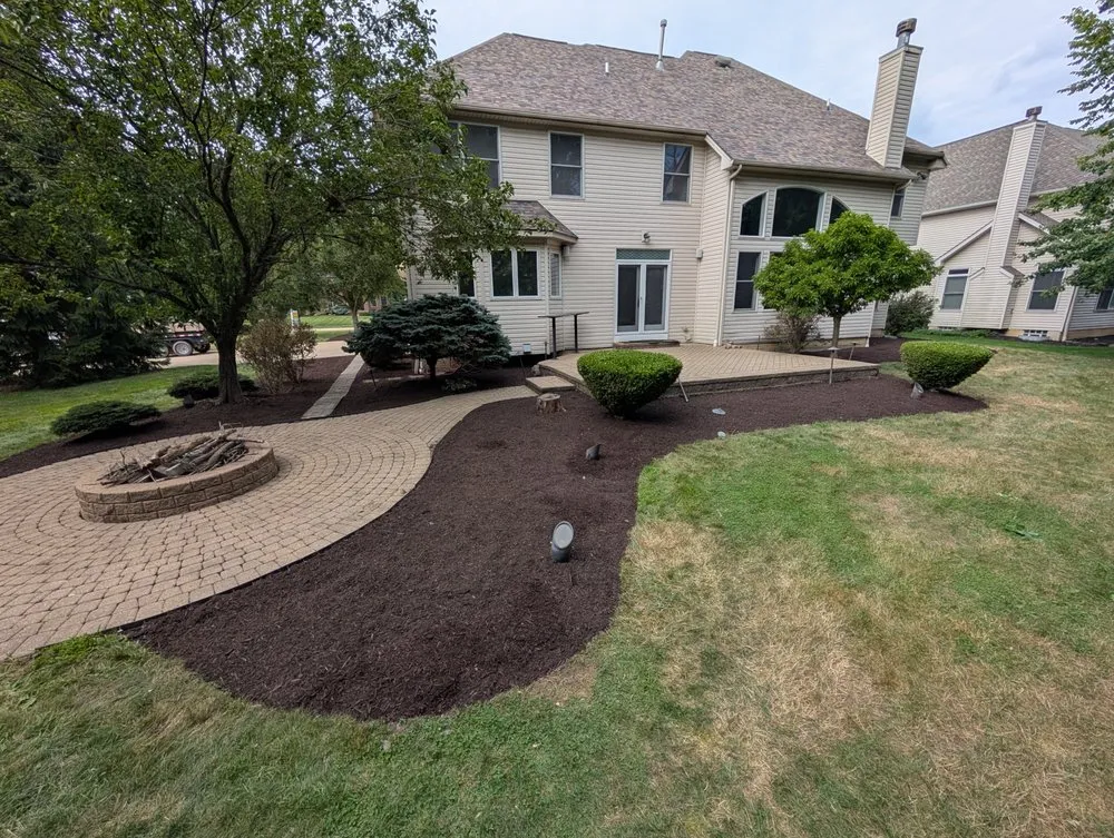 Custom landscape installation in Avon, OH - Davenport Landscaping
