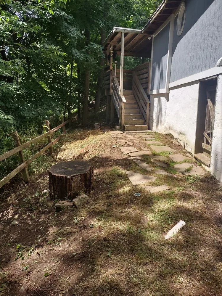 Custom landscape installation in Newton, NJ by Davenport Landscaping