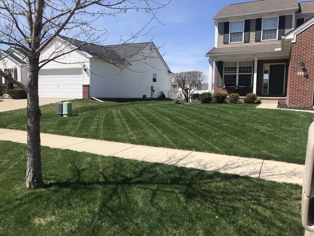 Custom landscape installation in Monroe, MI by Dave's Complete Lawn Care And Snow Removal