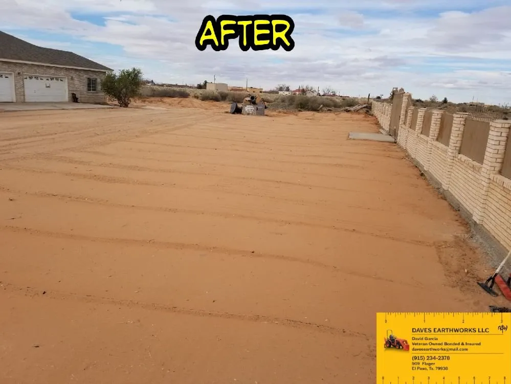 Affordable yard maintenance for outdoor upgrades in El Paso, TX by Daves Earth Works