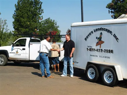 Custom landscape installation in Grass Valley, CA - Dave's Landscape, Inc