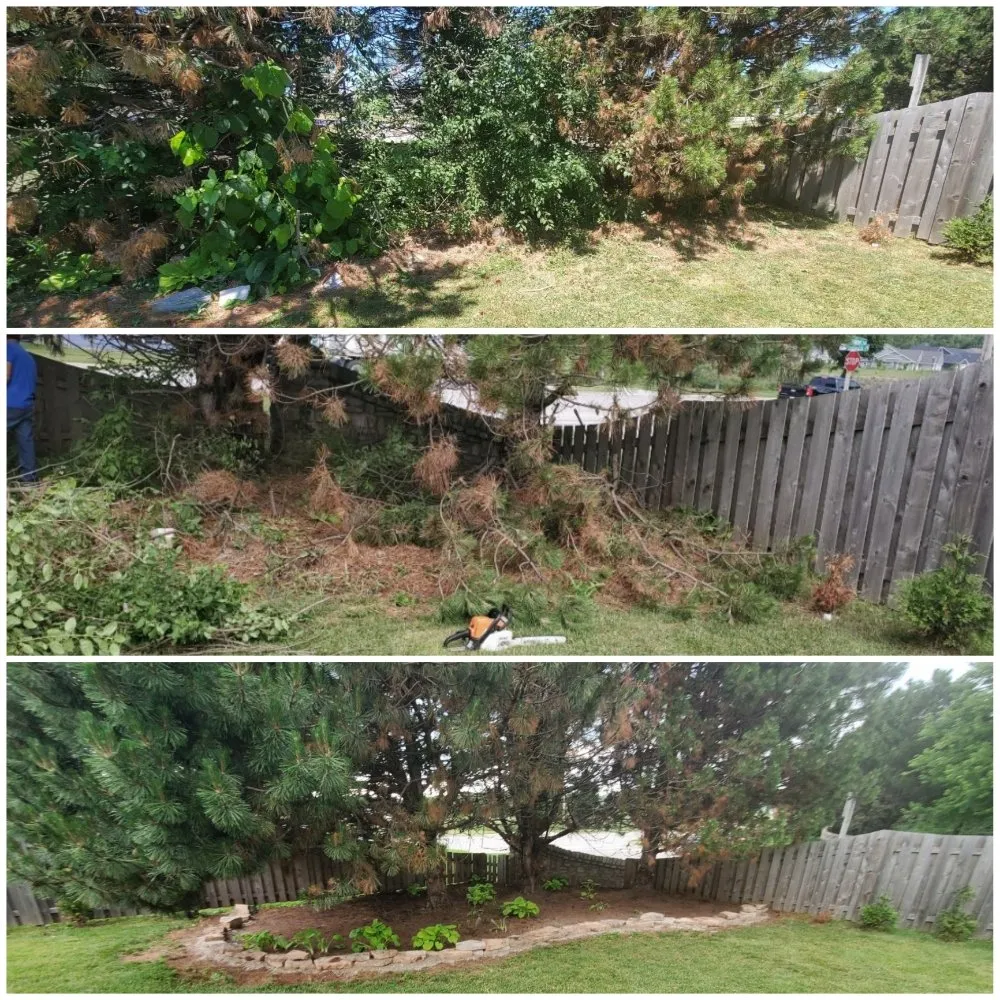 Local landscape installation in Green Bay, WI by Dave's Landscaping and Snow Removal