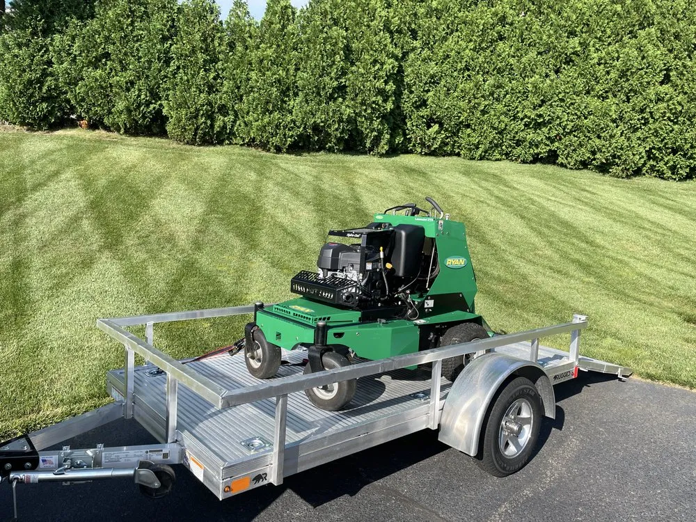 Professional residential landscaping in Ludlow, MA by Dave's Lawn Aeration Service