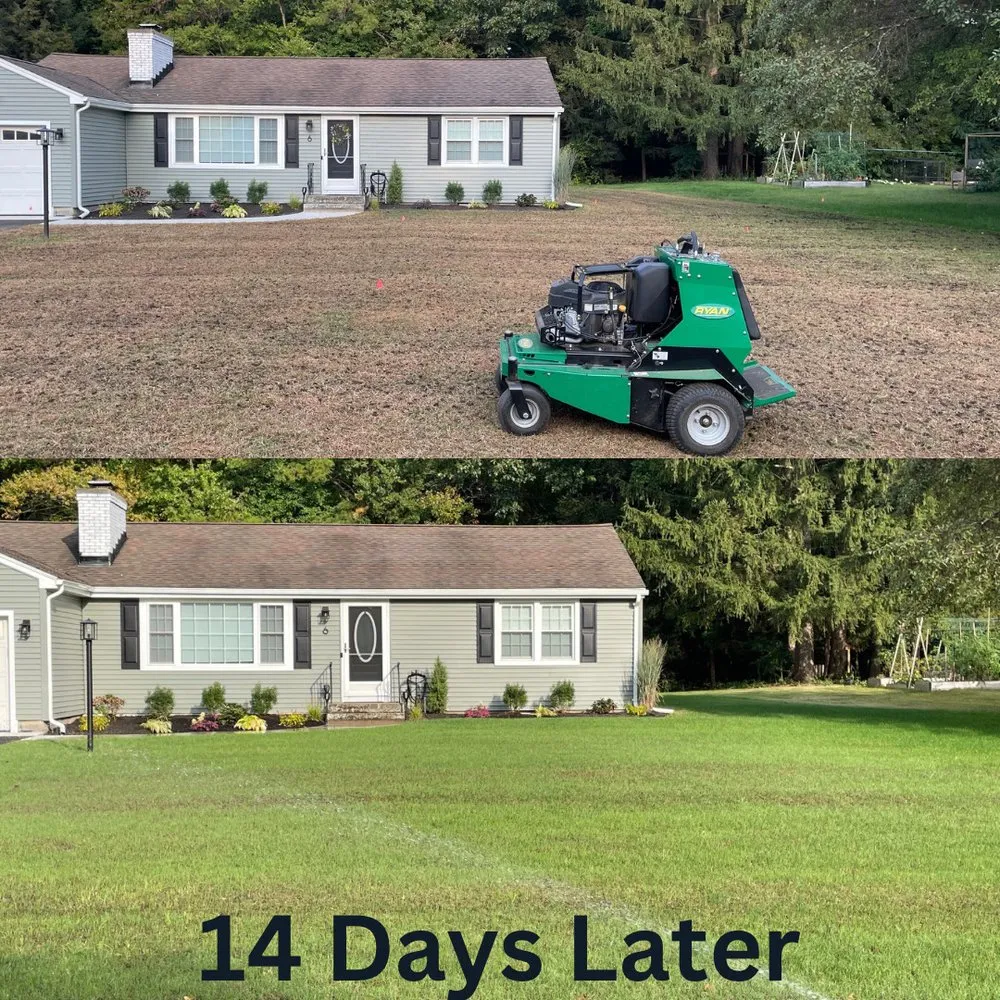 Top-rated lawn care service in Ludlow, MA by Dave's Lawn Aeration Service
