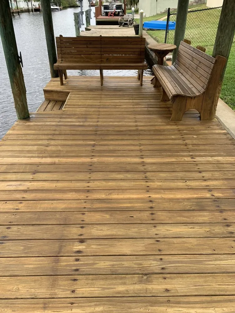 Custom residential landscaping in Palm Coast, FL by Dave's Pressure Wash & More